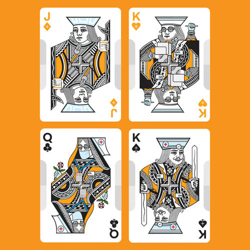 Baraja Prescription Playing Cards -  Naipe Inglés Premium Amarillo Inglés