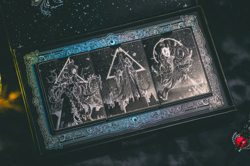 [A PEDIDO] Set Cthulhu Hyade's Shade By King Star Pack X3 Naipe Poker Negro Uv Cthulhu Hyades Shade Inglés
