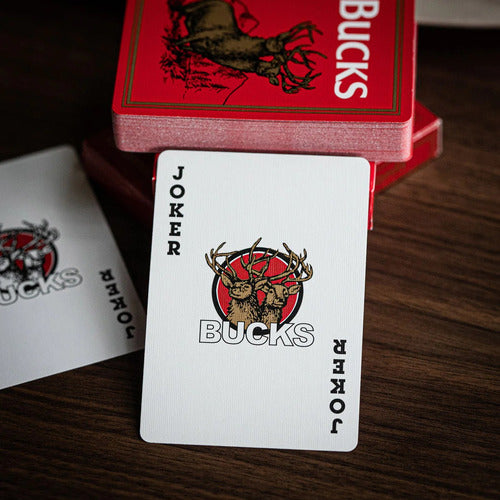 Baraja Bucks Souvenir By Dan & Dave X Fultons- Naipe Premium Rojo Inglés
