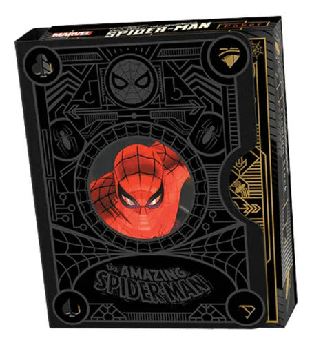 [A PEDIDO] Baraja Spiderman Marvel Card Guard Naipe Inglés Premium Azul Oscuro Inglés