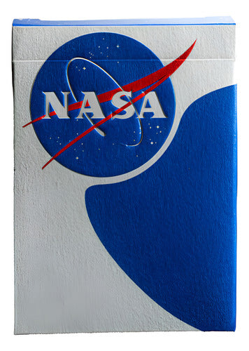 [A PEDIDO] Baraja Nasa Meatball Logo Naipe Inglés Fulton's Dan&dave Plateado Nasa Meatball Especial Inglés