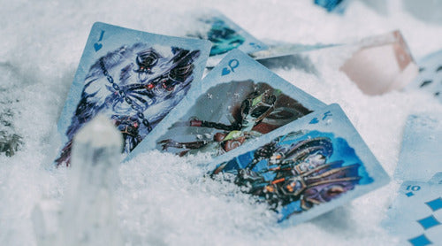 Baraja World Of Warcraft Wrath Of The Lich King Azul Bicycle Wrath Of The Lich King Inglés