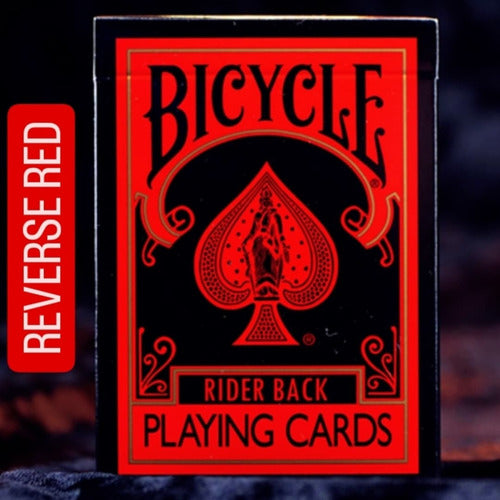 [A PEDIDO] Baraja Bicycle Reverse Red Rojo Al Revés- Naipe Inglés Póker Inglés