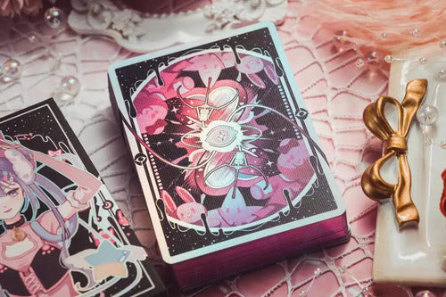 [A PEDIDO] Set Rebel Angels By King Star Pack Anime Poker Naipe Inglés Metalico Rebel Y Angel Inglés
