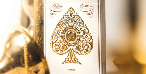 Cartas Theory11 Artisan White Blanco Naipe Inglés Premium Inglés