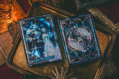 Baraja Death Knight Abyss Evokad- King Star Naipe Inglés Azul Oscuro
