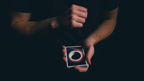 Baraja Orbit Black Hole Naipe Inglés Cardistry Poker Magia Universe Inglés