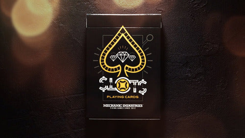 Baraja Slots By Mechanical Industries Flip-book Magia Poker Negro Inglés