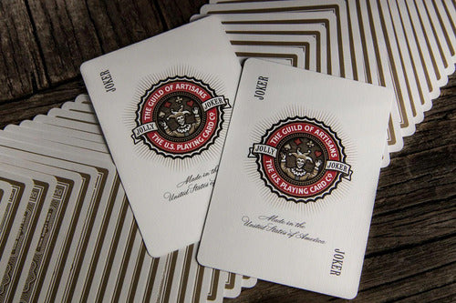 Cartas Theory11 Artisan White Blanco Naipe Inglés Premium Inglés