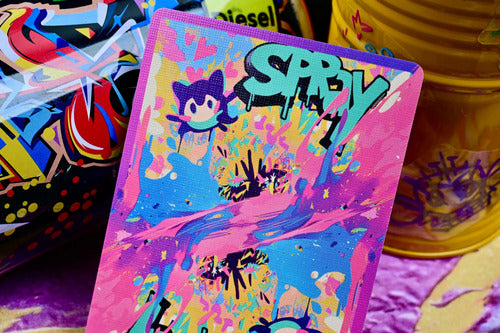 Baraja Shinjuku Spray Girls V1 Naipe Inglés Premium Rosa Inglés