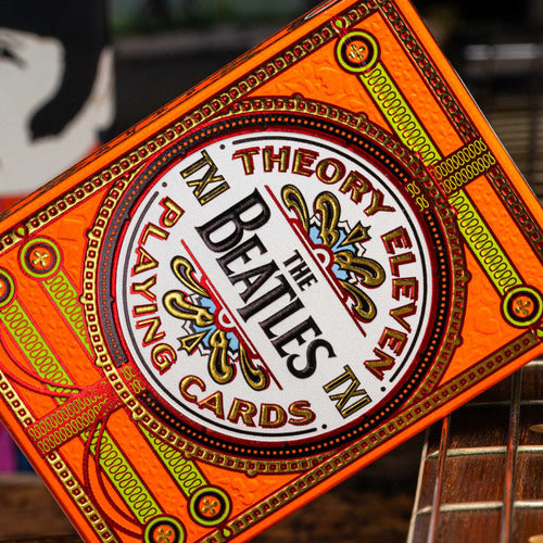 Baraja The Beatles Naranja By Theory11  Naipe Inglés Premium Inglés