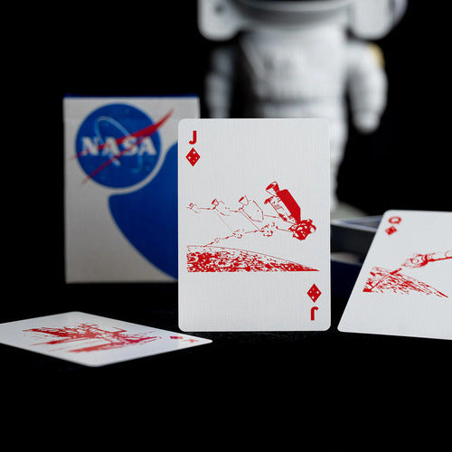 [A PEDIDO] Baraja Nasa Meatball Logo Naipe Inglés Fulton's Dan&dave Plateado Nasa Meatball Especial Inglés
