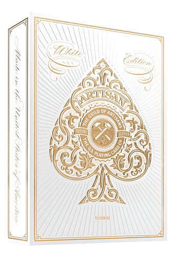 Cartas Theory11 Artisan White Blanco Naipe Inglés Premium Inglés