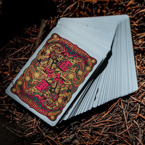 Baraja Psychonauts By Joker And The Thief - Naipe Premium Rosa Claro Inglés