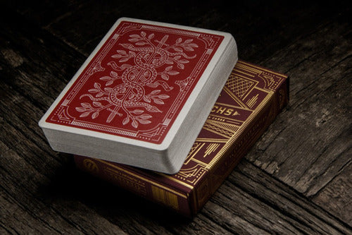 Baraja De Cartas Red Monarch Theory11, Naipe Inglés Rojo Inglés