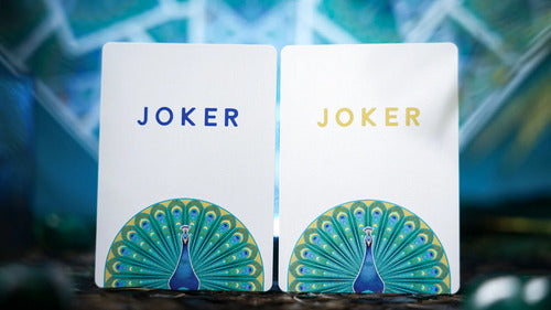 Baraja Peacock Pavo Real De Tcc Naipes De Poker O Magia