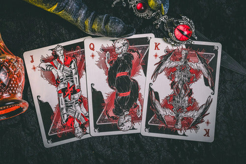 [A PEDIDO] Set Cthulhu Hyade's Shade By King Star Pack X3 Naipe Poker Negro Uv Cthulhu Hyades Shade Inglés
