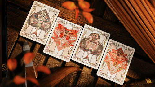 Baraja Kite Playing Cards De Ark  Naipe Inglés Premium Rojo Inglés