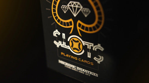 Baraja Slots By Mechanical Industries Flip-book Magia Poker Negro Inglés