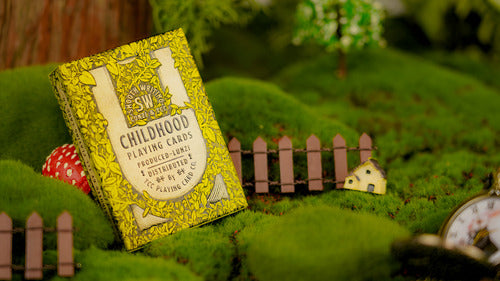 Baraja Childhood De Tcc X Lunzi Naipes De Poker O Magia Amarillo Inglés