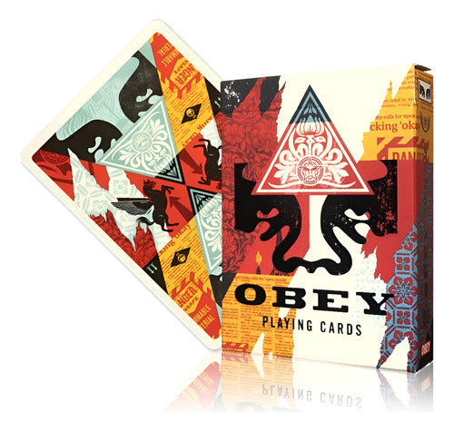 [A PEDIDO]Baraja Obey Collage Edition Theory11 Baraja Naipe Poker Obey Collage Edition Inglés