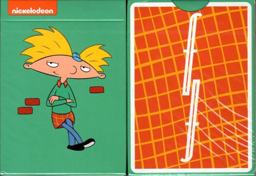 [A PEDIDO] Baraja Hey Arnold! By Nickelodeon Fontaine Naipe Ingles Turquesa Inglés