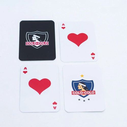 Set Baraja Colo Colo By Tufans Naipe Inglés Blanco Inglés