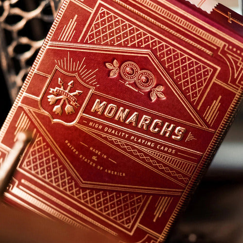 Baraja De Cartas Red Monarch Theory11, Naipe Inglés Rojo Inglés