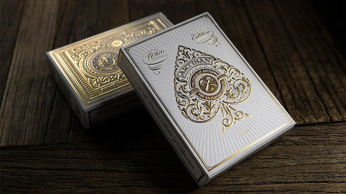 Cartas Theory11 Artisan White Blanco Naipe Inglés Premium Inglés