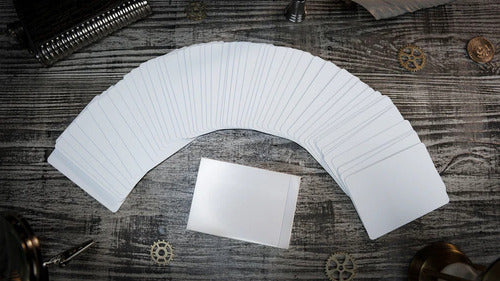 Baraja Blank De Tcc Naipes De Poker O Magia Blanco Inglés