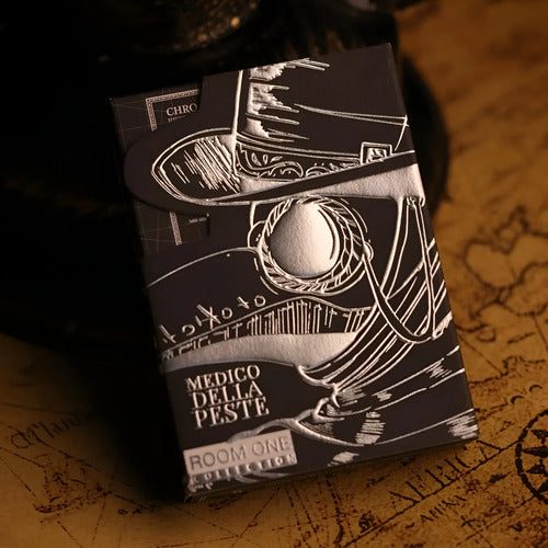 [A PEDIDO] Baraja Plague Doctor Mask By Anti- Faro Cards Naipe Inglés Negro Médico De La Peste Inglés