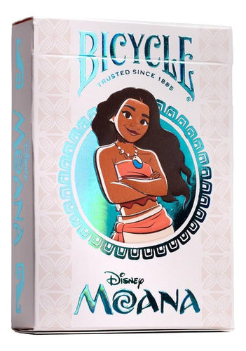 Baraja Moana Bicycle Naipe Inglés Premium Celeste Inglés
