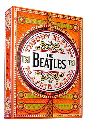 Baraja The Beatles Naranja By Theory11  Naipe Inglés Premium Inglés