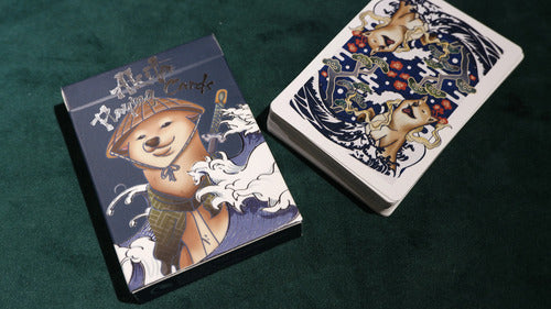 [A PEDIDO] Baraja Naipe Inglés Poker Akita By Blue Moon Magia Cardistry Azul Oscuro Inglés