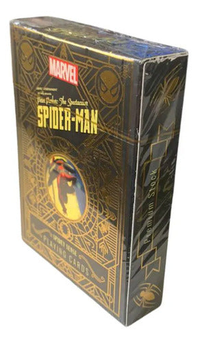 [A PEDIDO] Baraja Spiderman Marvel Card Guard Naipe Inglés Premium Azul Oscuro Inglés