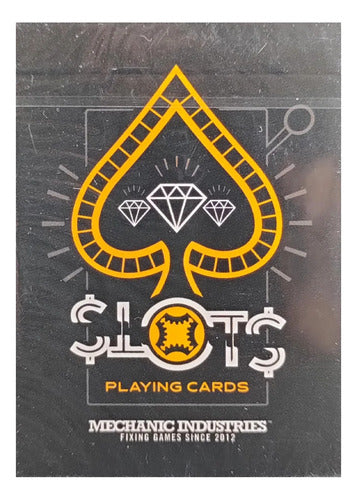 Baraja Slots By Mechanical Industries Flip-book Magia Poker Negro Inglés
