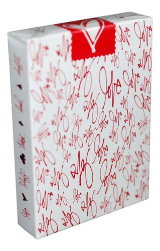 Baraja Love Me - Enamorados Theory 11 Naipe Inglés Premium Blanco Inglés