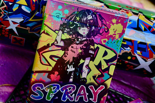 Baraja Shinjuku Spray Girls V1 Naipe Inglés Premium Rosa Inglés