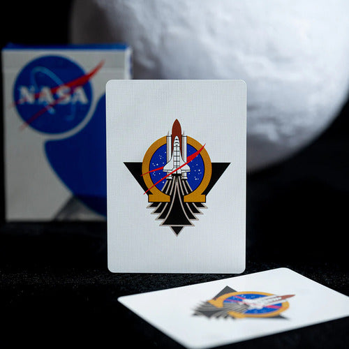 [A PEDIDO] Baraja Nasa Meatball Logo Naipe Inglés Fulton's Dan&dave Plateado Nasa Meatball Especial Inglés