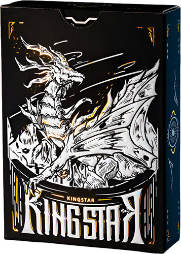 Baraja Words Of Dragons Dragones Uv Holo By King Star Naipe Negro Inglés