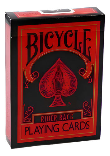 [A PEDIDO] Baraja Bicycle Reverse Red Rojo Al Revés- Naipe Inglés Póker Inglés