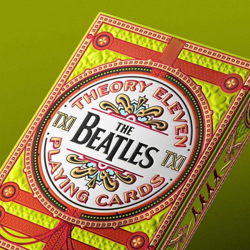 Baraja The Beatles Verde By Theory11  Naipe Inglés Premium Inglés
