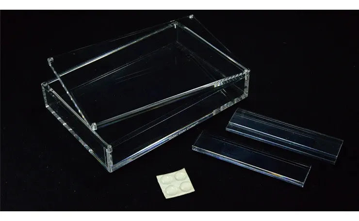 Caja Acrílico Para 2 Barajas Cierre Magnético Carat Case