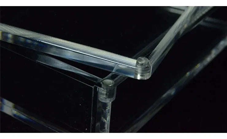 Caja Acrílico Para 2 Barajas Cierre Magnético Carat Case