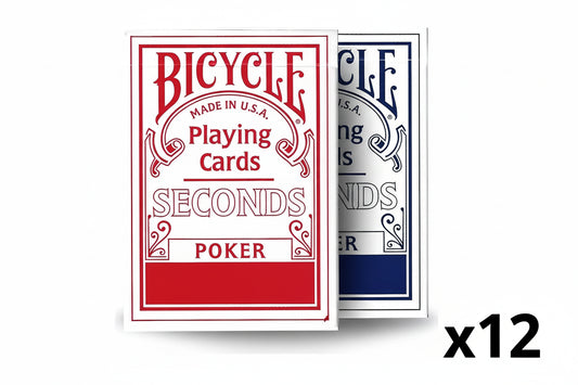 BICYCLE® STANDARD SECONDS (de segunda mano) - Brick 12 barajas  (6 sets)
