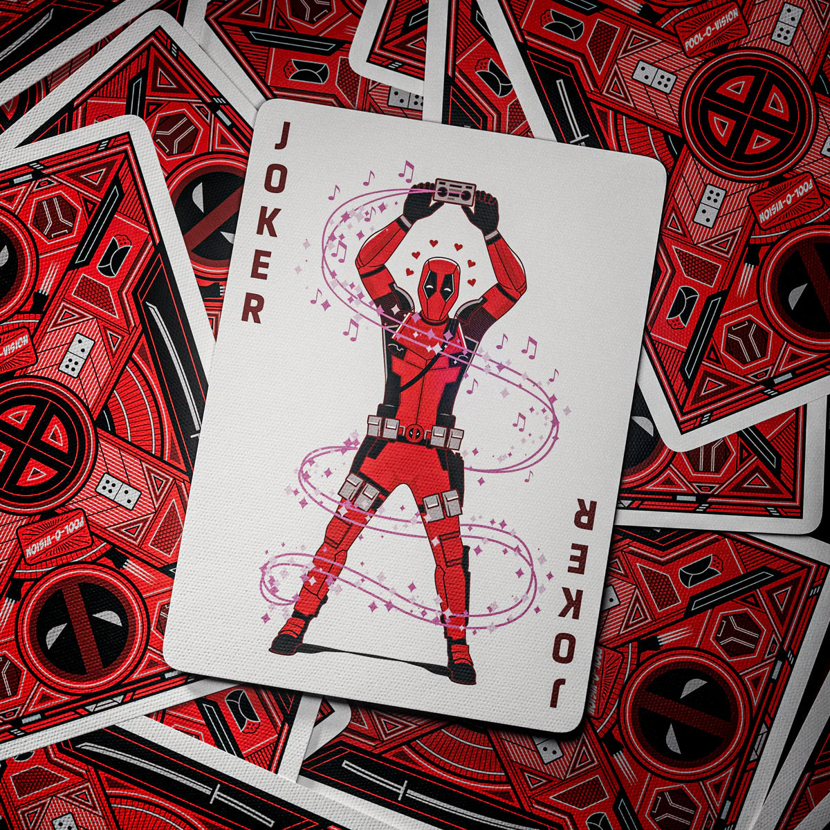 Baraja de cartas de Deadpool de Theory11