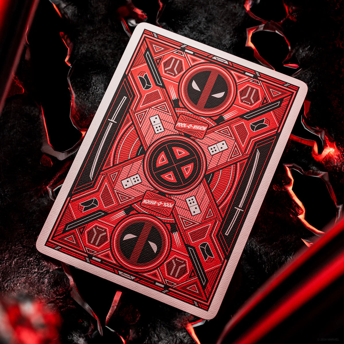 Baraja de cartas de Deadpool de Theory11