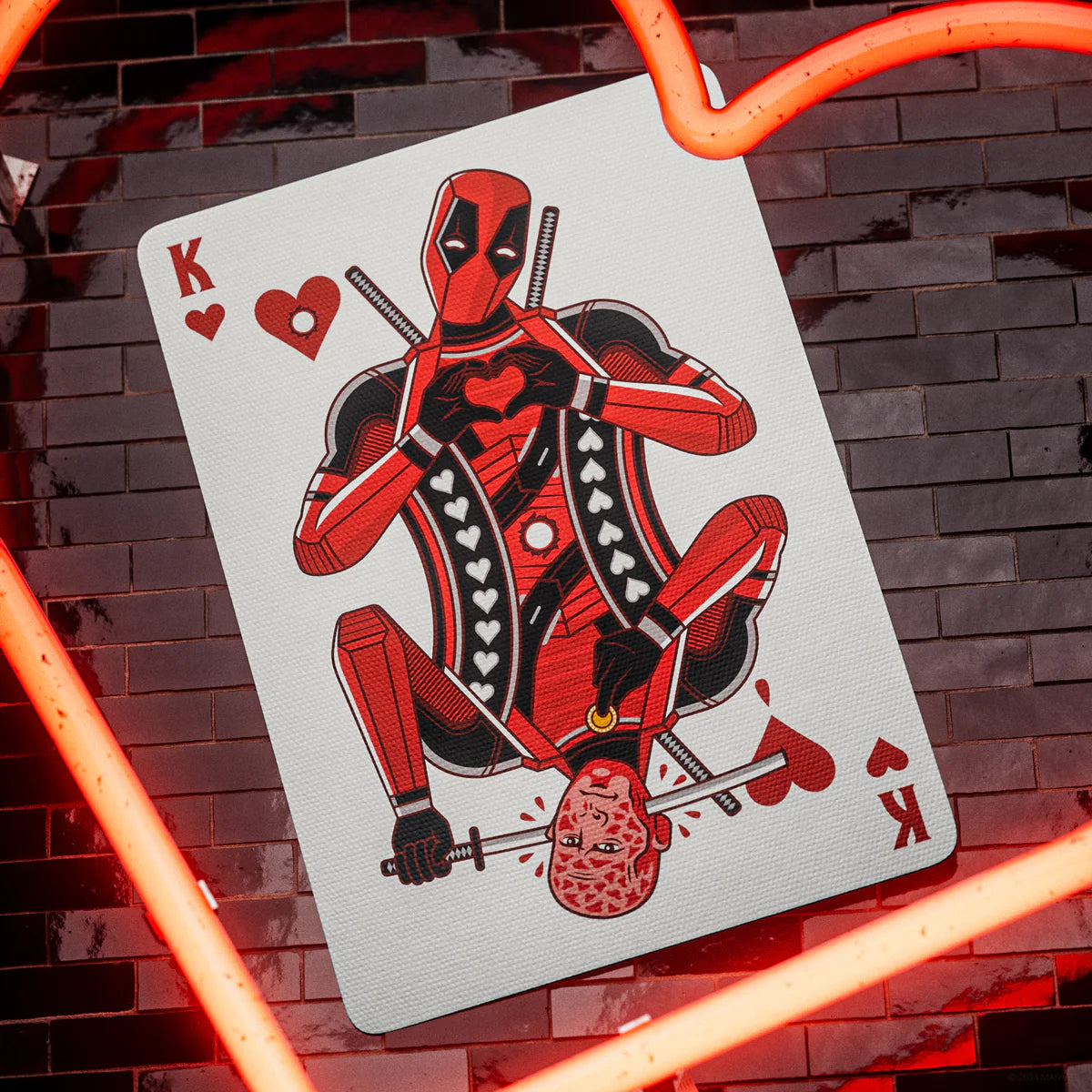 Baraja de cartas de Deadpool de Theory11