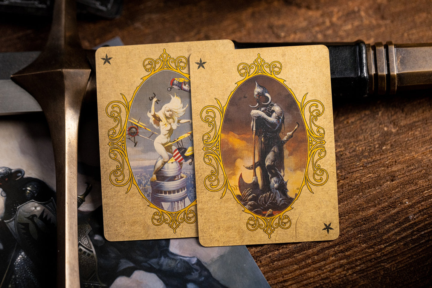 Frazetta Art Museum x Kings Wild (Painting) Playing Cards