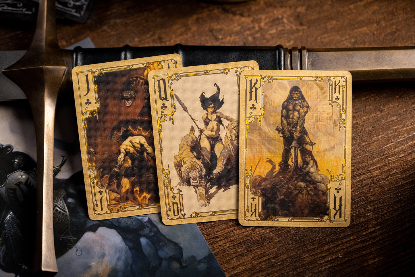 Frazetta Art Museum x Kings Wild (Painting) Playing Cards
